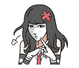 AsB - Silent Girls Vol.2 Colorful Silent sticker #4407833