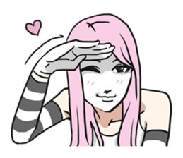 AsB - Silent Girls Vol.2 Colorful Silent sticker #4407843