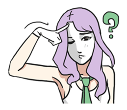 AsB - Silent Girls Vol.2 Colorful Silent sticker #4407845