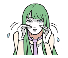 AsB - Silent Girls Vol.2 Colorful Silent sticker #4407851