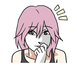 AsB - Silent Girls Vol.2 Colorful Silent sticker #4407854