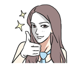 AsB - Silent Girls Vol.2 Colorful Silent sticker #4407861