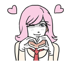 AsB - Silent Girls Vol.2 Colorful Silent sticker #4407865