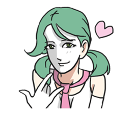 AsB - Silent Girls Vol.2 Colorful Silent sticker #4407868