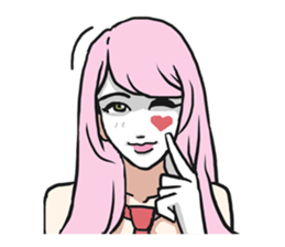 AsB - Silent Girls Vol.2 Colorful Silent sticker #4407869