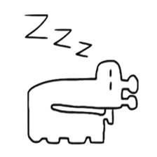 Strange black and white giraffe sticker #4407998