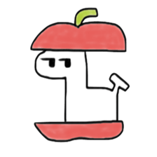 Strange black and white giraffe sticker #4408023