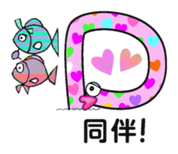 Body Language of Chinanago sticker #4408390