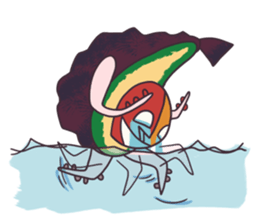 i.e. Avocado sticker #4408495