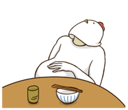 Mask of the chicken sticker #4408695