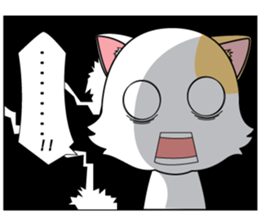 Koneko Eye Red sticker #4408795