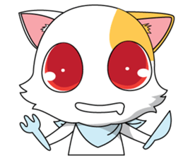 Koneko Eye Red sticker #4408802