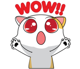 Koneko Eye Red sticker #4408812