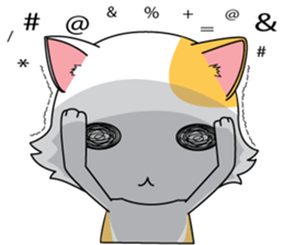 Koneko Eye Red sticker #4408814