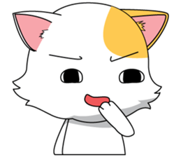 Koneko Eye Red sticker #4408816