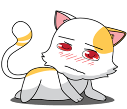 Koneko Eye Red sticker #4408818
