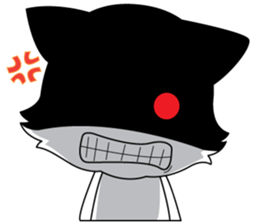 Koneko Eye Red sticker #4408821