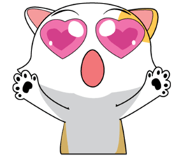 Koneko Eye Red sticker #4408826