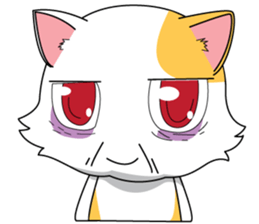 Koneko Eye Red sticker #4408827