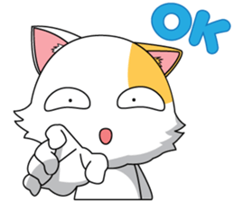 Koneko Eye Red sticker #4408831