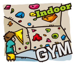 Hello  Bouldering sticker #4409033