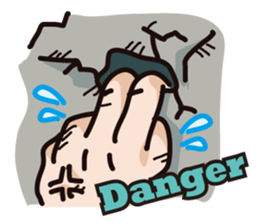 Hello  Bouldering sticker #4409039