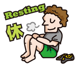 Hello  Bouldering sticker #4409062