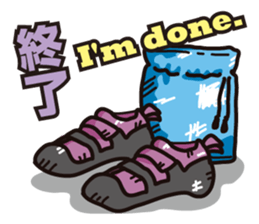 Hello  Bouldering sticker #4409070