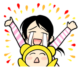 Childcare diary of Naomi mom sticker #4409084