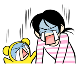 Childcare diary of Naomi mom sticker #4409090