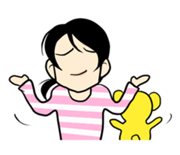 Childcare diary of Naomi mom sticker #4409095