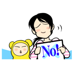 Childcare diary of Naomi mom sticker #4409101