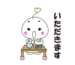 marshmallow-chan sticker #4409912