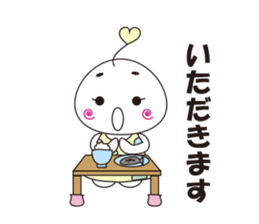 marshmallow-chan sticker #4409912