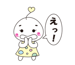 marshmallow-chan sticker #4409915