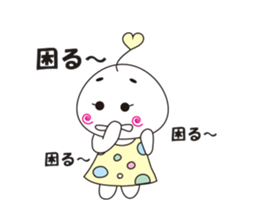 marshmallow-chan sticker #4409916