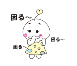 marshmallow-chan sticker #4409916