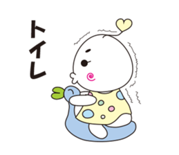 marshmallow-chan sticker #4409928