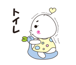 marshmallow-chan sticker #4409928