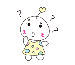 marshmallow-chan sticker #4409932