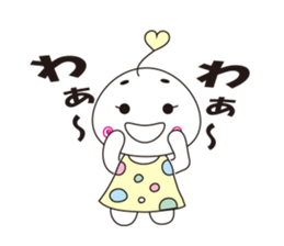 marshmallow-chan sticker #4409940