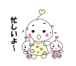 marshmallow-chan sticker #4409950