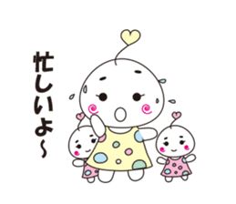 marshmallow-chan sticker #4409950