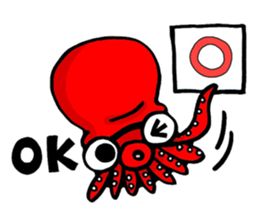 Octopus TAKOTAKO sticker #4410753