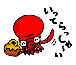 Octopus TAKOTAKO sticker #4410767