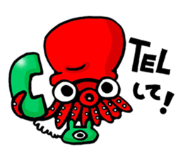 Octopus TAKOTAKO sticker #4410771