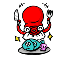 Octopus TAKOTAKO sticker #4410779
