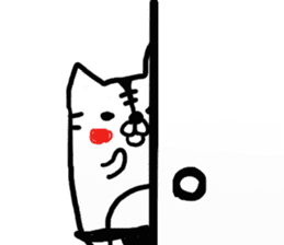 Loincloth cat sticker #4411130