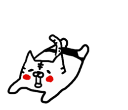 Loincloth cat sticker #4411131