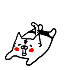 Loincloth cat sticker #4411131